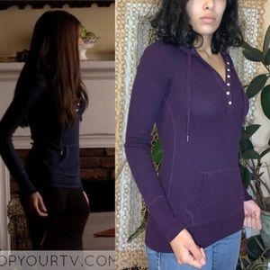 Elena Gilbert American Eagle Waffle Hoodie